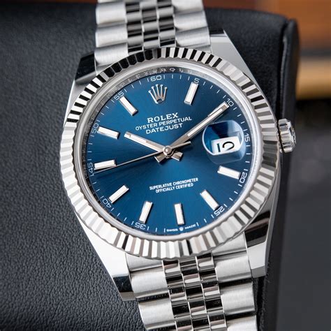 rolex blue and red face|rolex datejust 41 blue face.